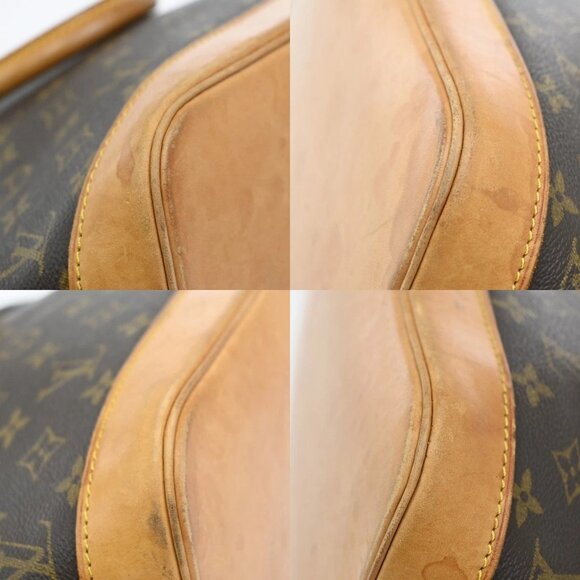 LOUIS VUITTON LV Logo Alma Hand Bag Monogram Leather Brown France - Picture 7 of 15